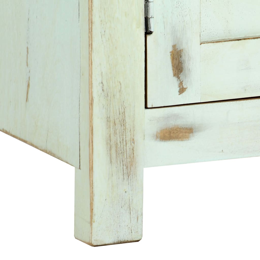 vidaXL Szafka, jasnoniebieska, 110x35x70 cm, lite drewno mango