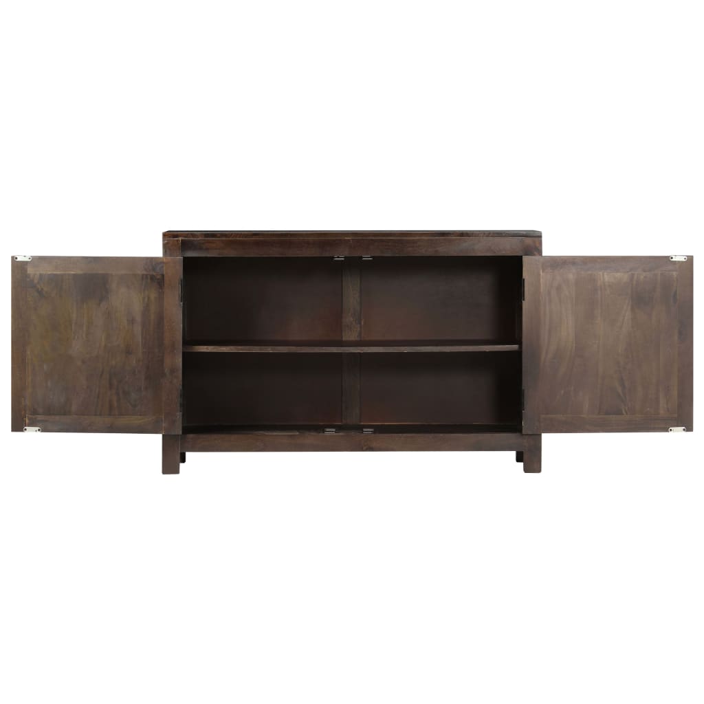 vidaXL Szafka z rzeźbionym wzorem, 110x35x70 cm, lite drewno mango