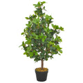 vidaXL Sztuczne drzewko laurowe z doniczką, zielone, 90 cm