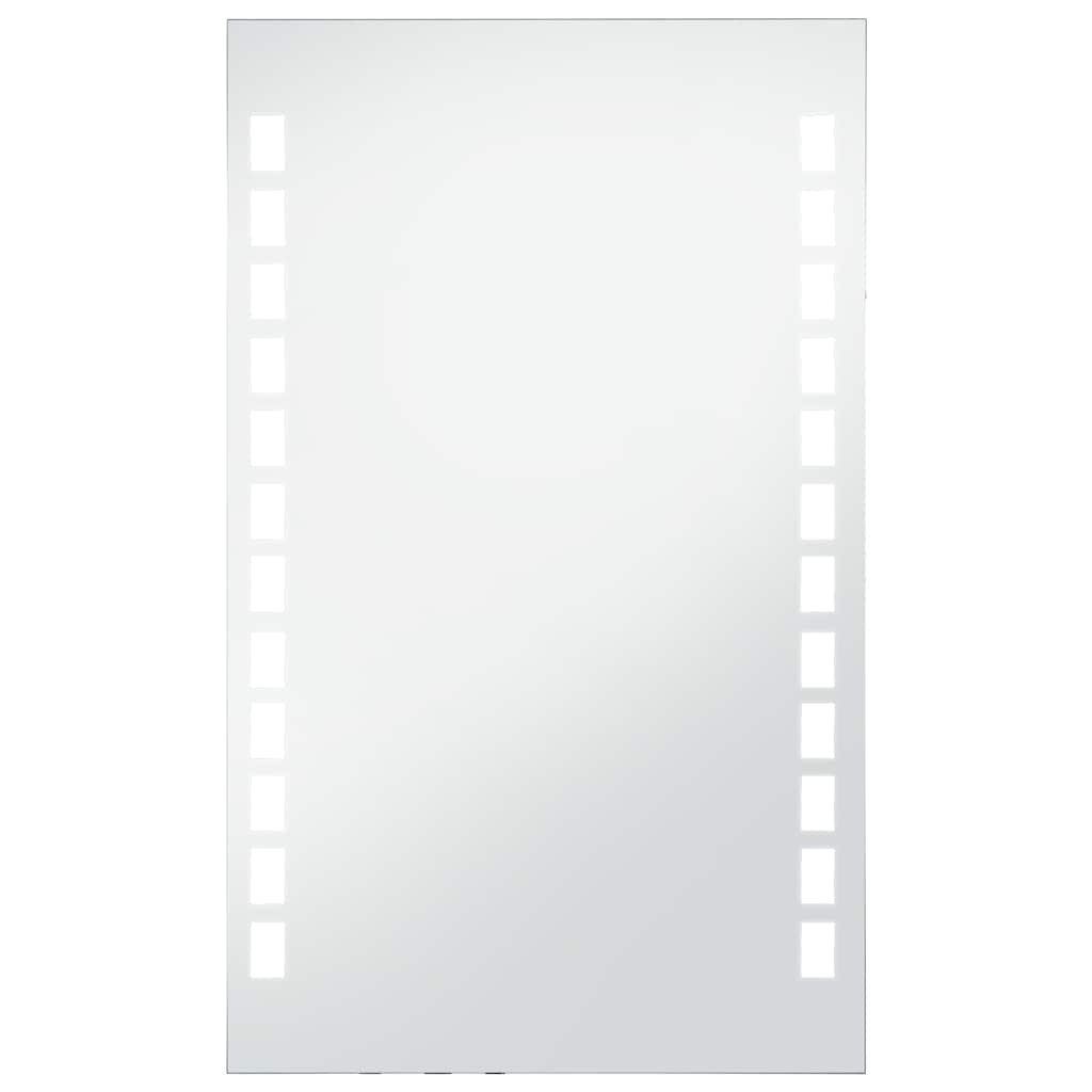 vidaXL Ścienne lustro łazienkowe z LED, 60 x 100 cm