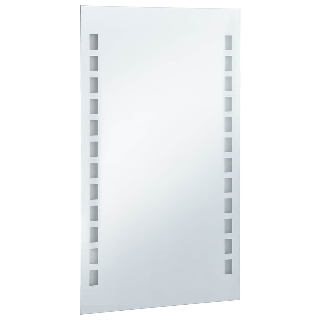 vidaXL Ścienne lustro łazienkowe z LED, 60 x 100 cm