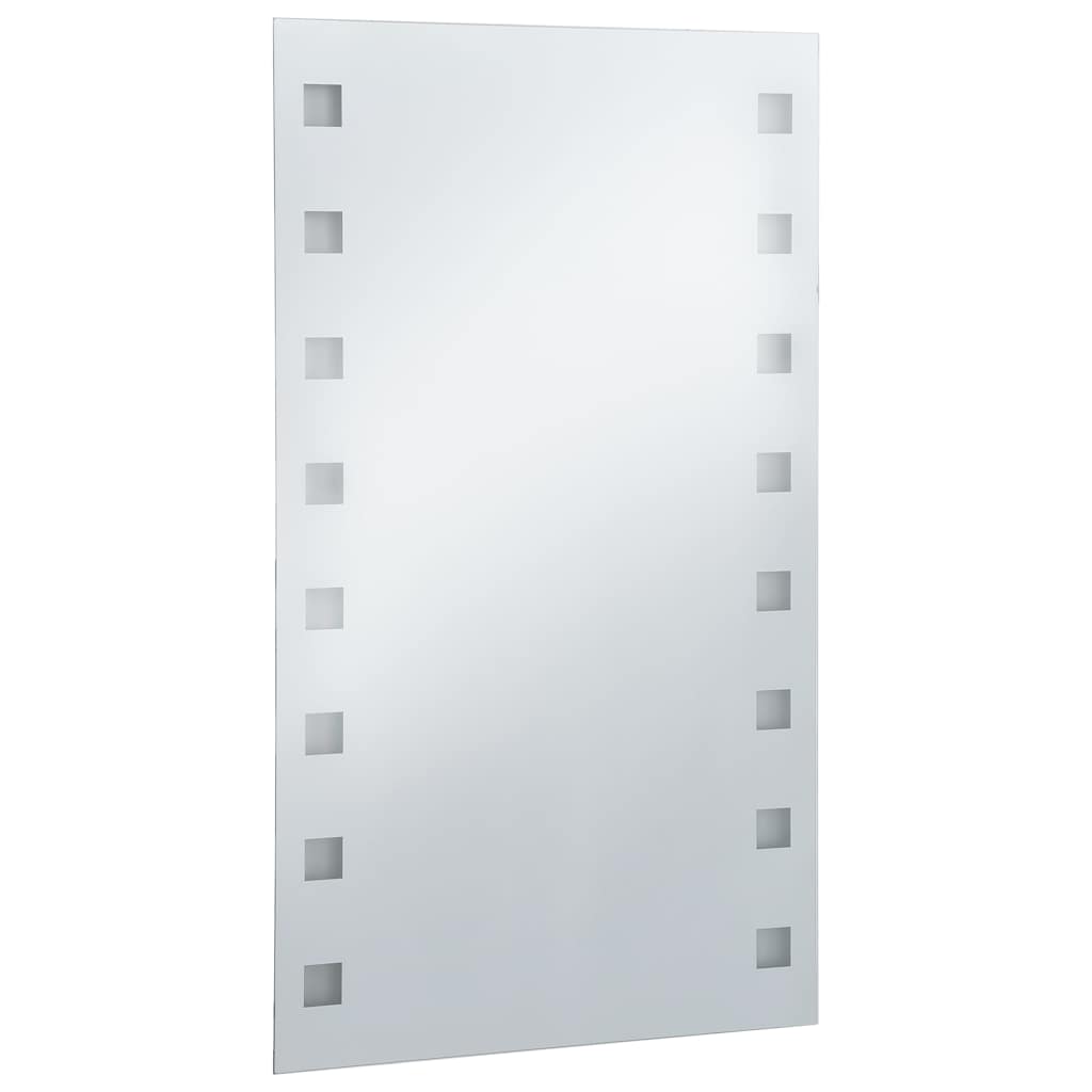 vidaXL Ścienne lustro łazienkowe z LED, 60 x 100 cm