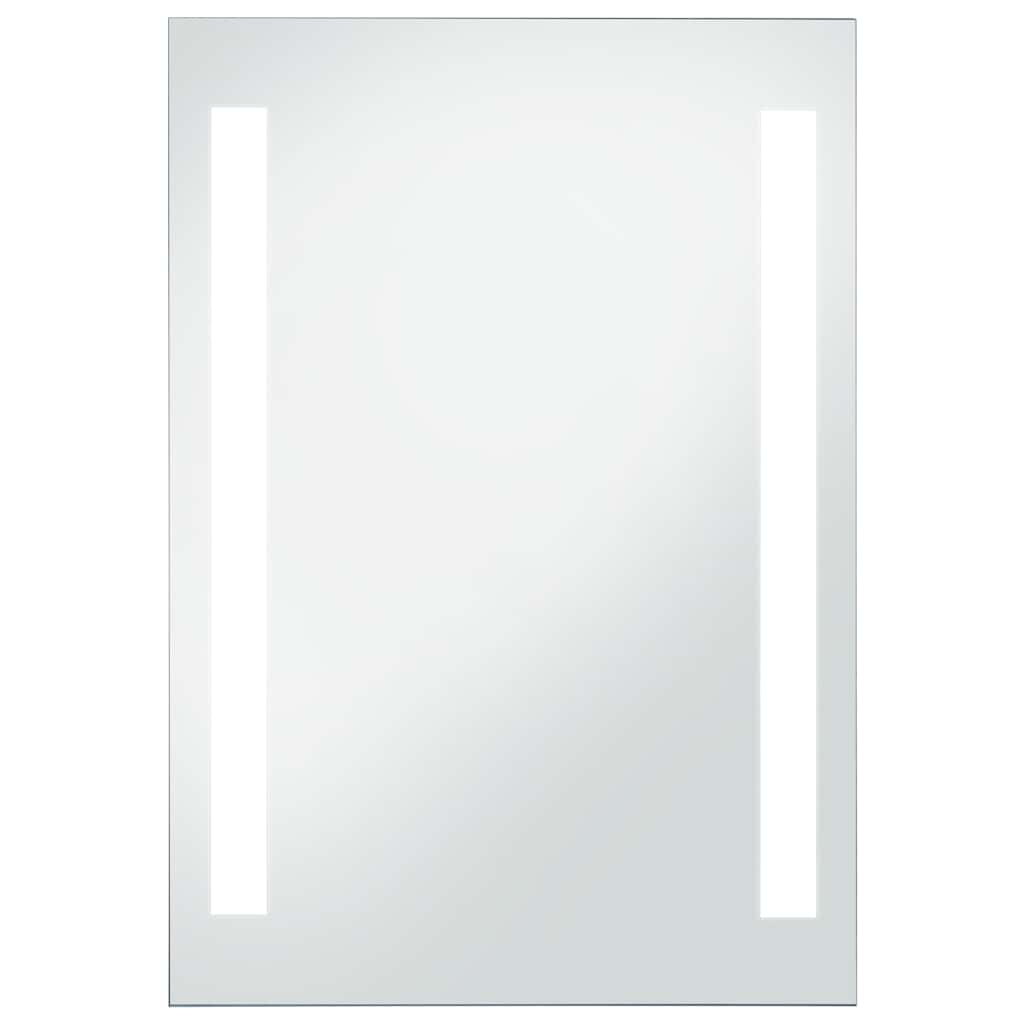 vidaXL Ścienne lustro łazienkowe z LED, 60 x 80 cm