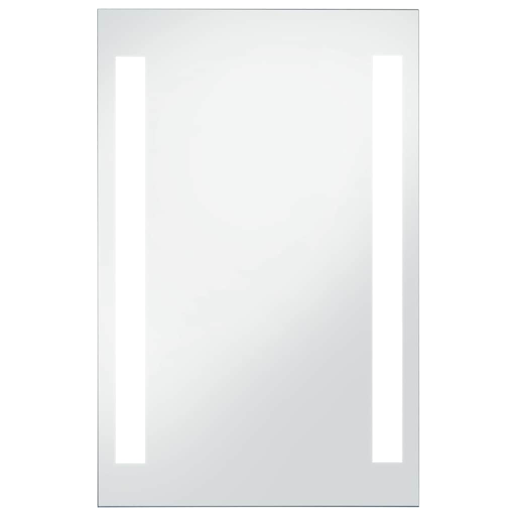 vidaXL Ścienne lustro łazienkowe z LED, 60 x 100 cm