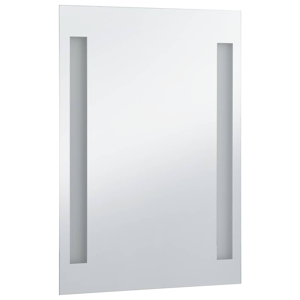 vidaXL Ścienne lustro łazienkowe z LED, 60 x 100 cm