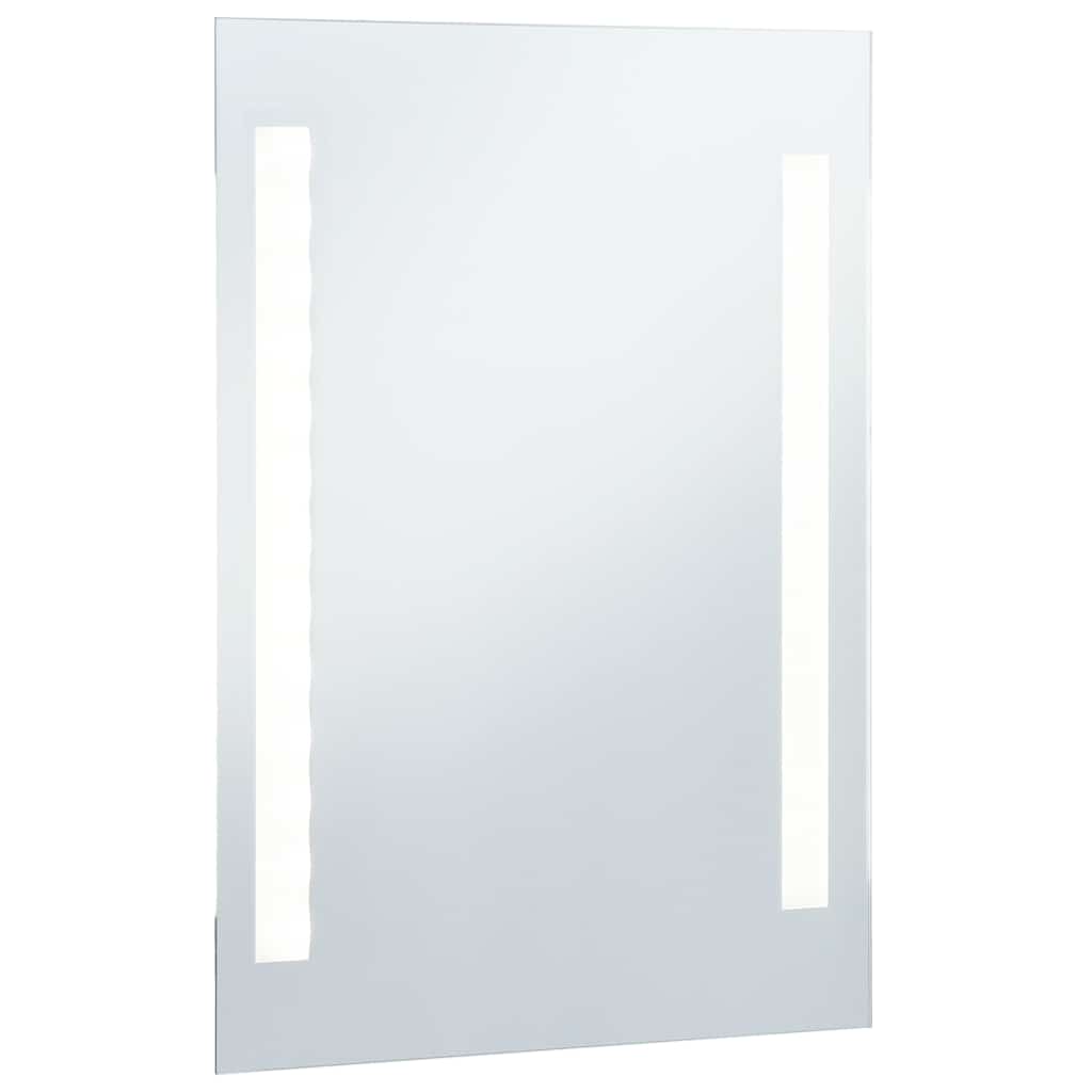 vidaXL Ścienne lustro łazienkowe z LED, 60 x 100 cm