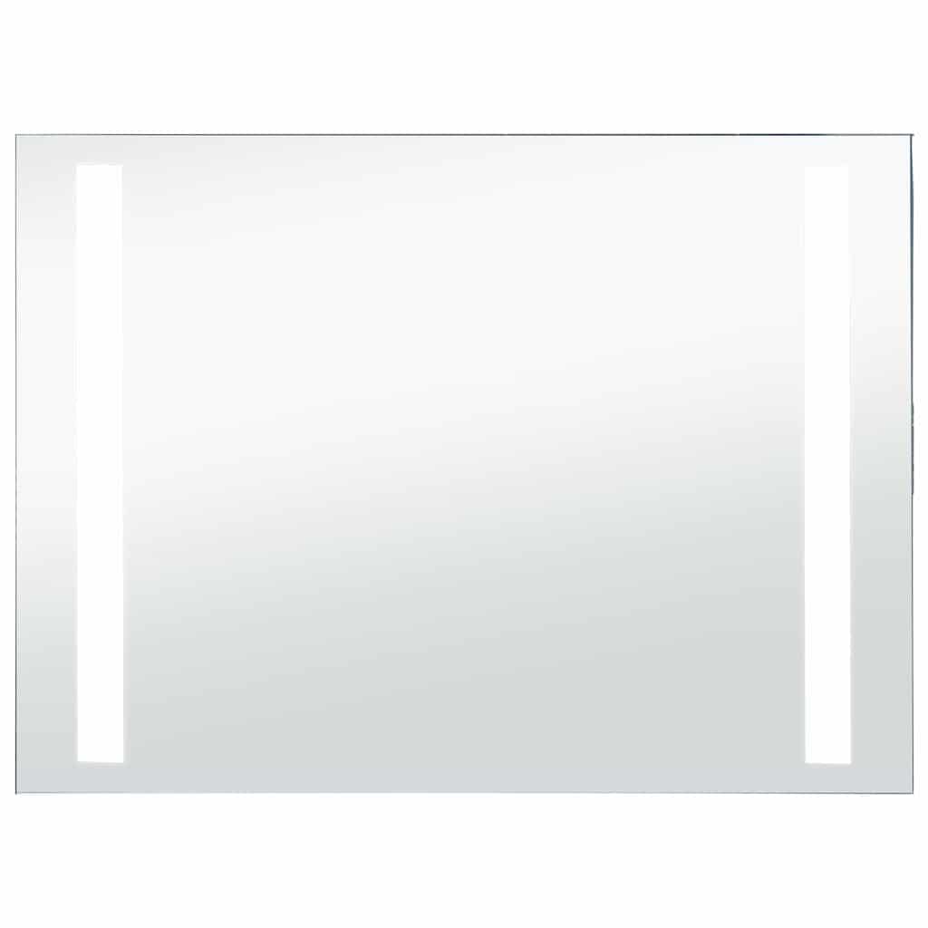 vidaXL Ścienne lustro łazienkowe z LED, 100 x 60 cm