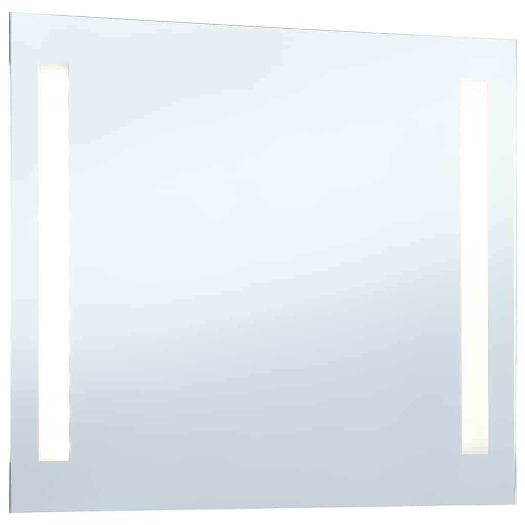 vidaXL Ścienne lustro łazienkowe z LED, 100 x 60 cm
