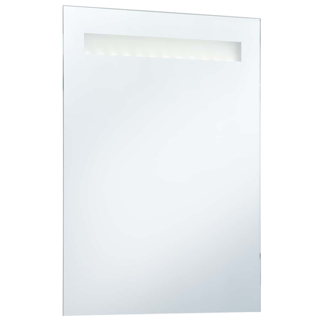 vidaXL Ścienne lustro łazienkowe z LED, 60 x 80 cm
