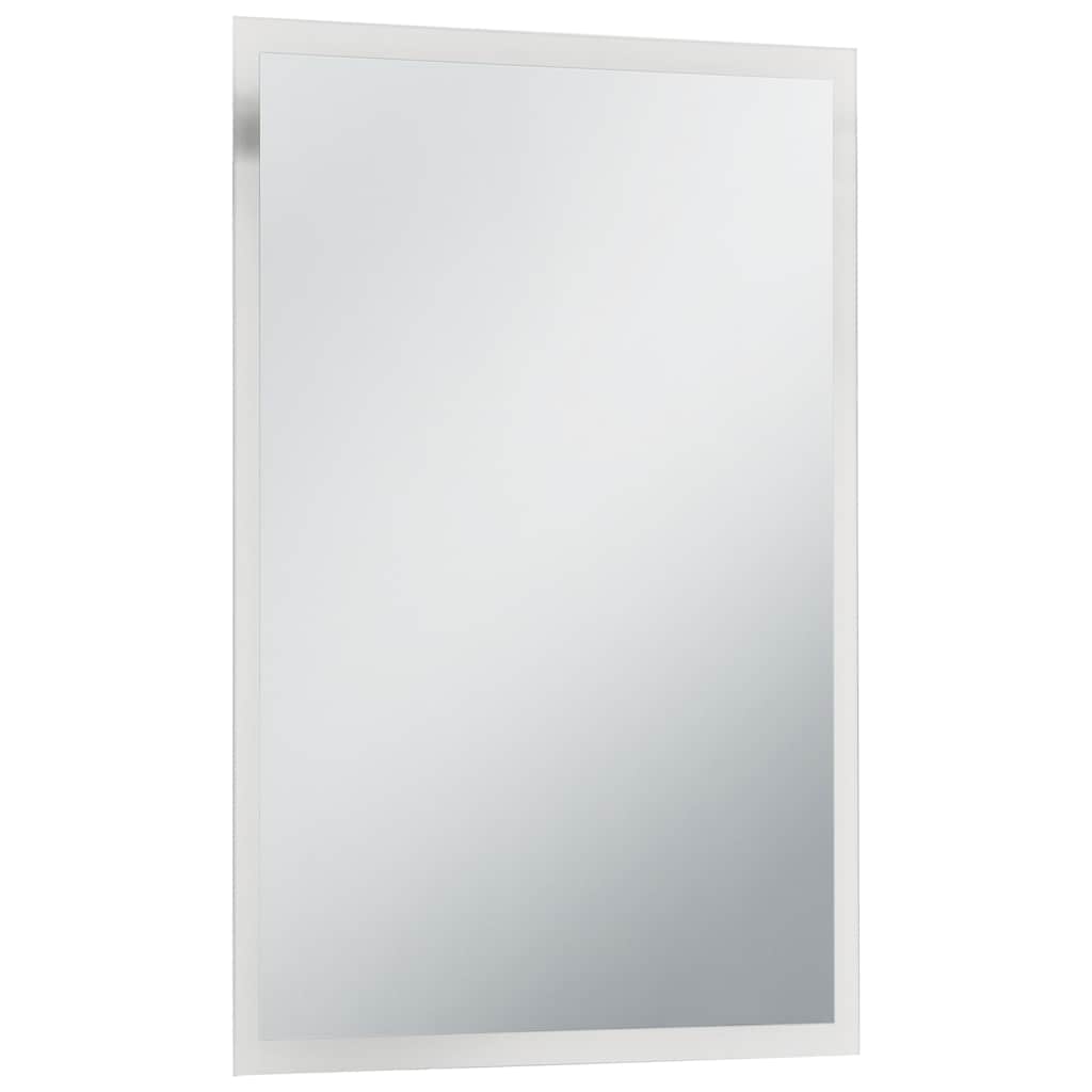 vidaXL Ścienne lustro łazienkowe z LED, 60 x 80 cm