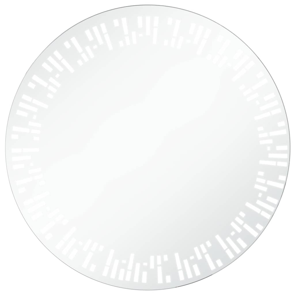 vidaXL Lustro łazienkowe z LED, 70 cm