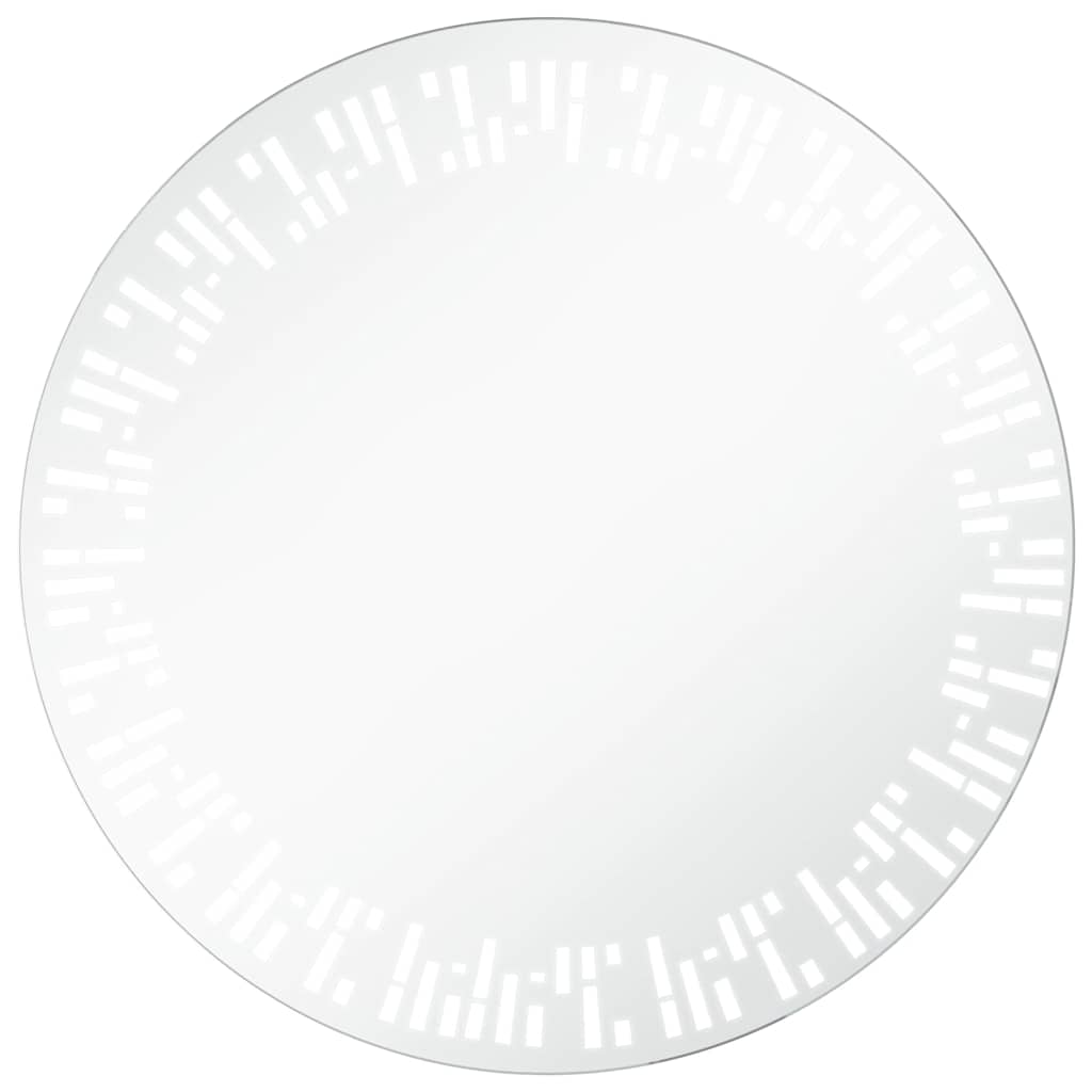 vidaXL Lustro łazienkowe z LED, 80 cm