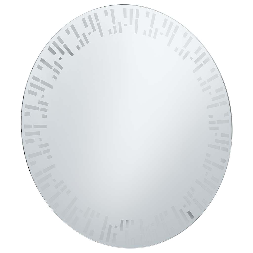 vidaXL Lustro łazienkowe z LED, 80 cm