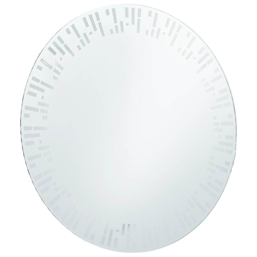 vidaXL Lustro łazienkowe z LED, 80 cm