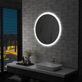 vidaXL Lustro łazienkowe z LED, 80 cm