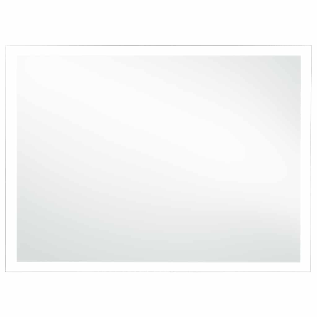 vidaXL Ścienne lustro łazienkowe z LED, 100 x 60 cm