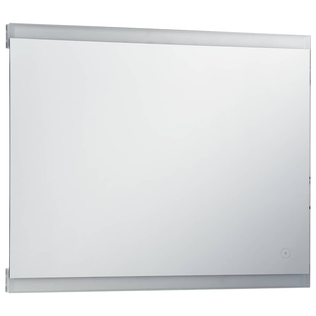 vidaXL Lustro łazienkowe z LED i czujnikiem dotykowym, 80x60 cm