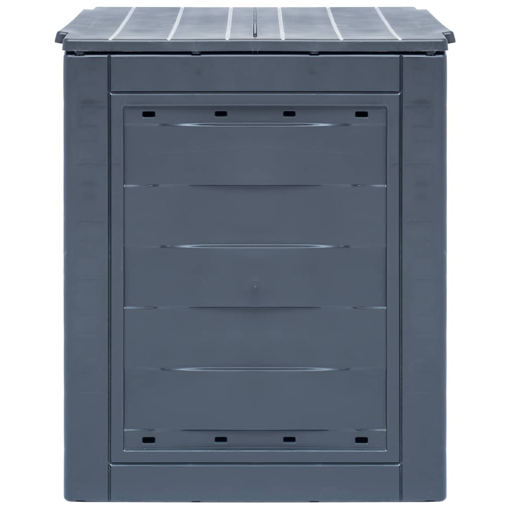 vidaXL Kompostownik ogrodowy, szary, 60x60x73 cm, 260 L