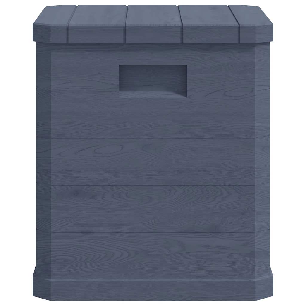 vidaXL Skrzynia ogrodowa, 90 L, antracytowa