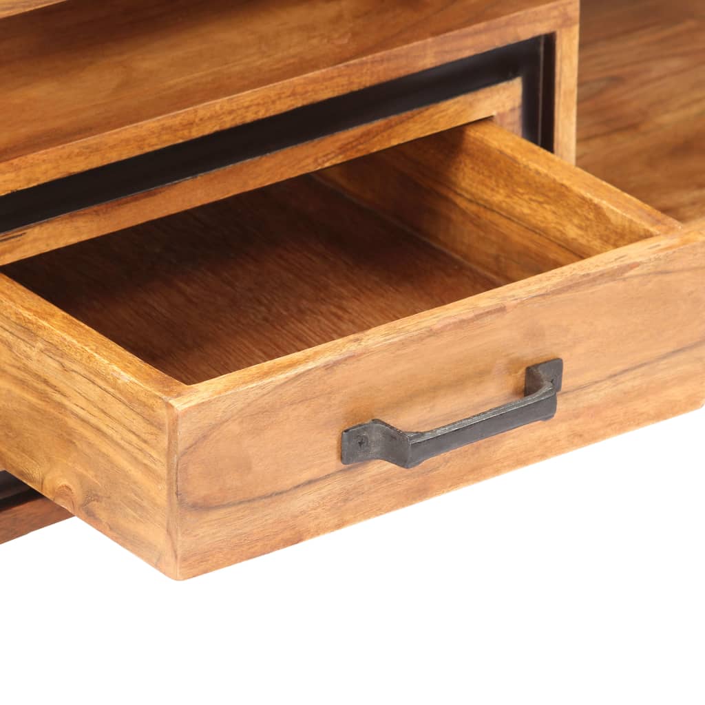 vidaXL Stolik kawowy, 100 x 45 x 33 cm, lite drewno akacjowe