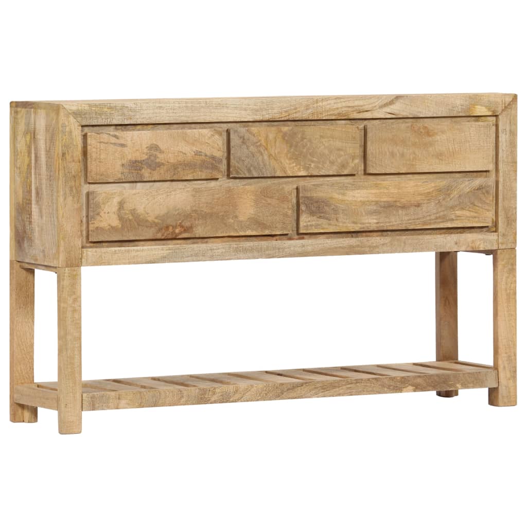 vidaXL Szafka, 120x30x75 cm, lite drewno mango