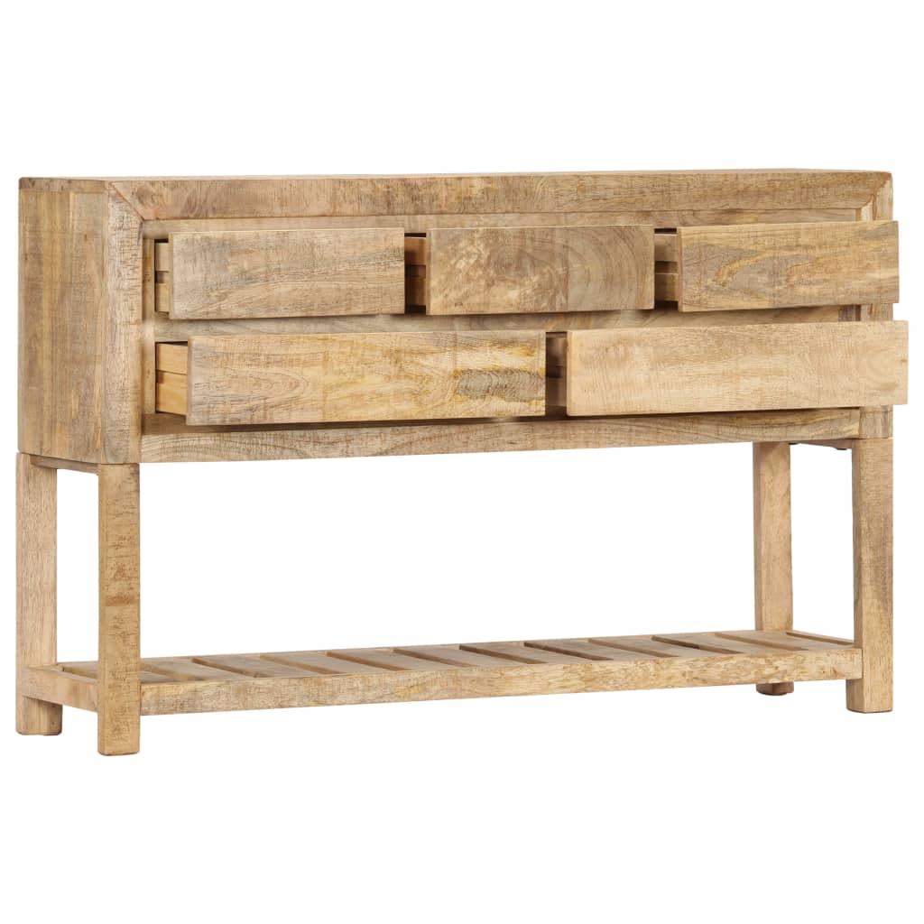 vidaXL Szafka, 120x30x75 cm, lite drewno mango