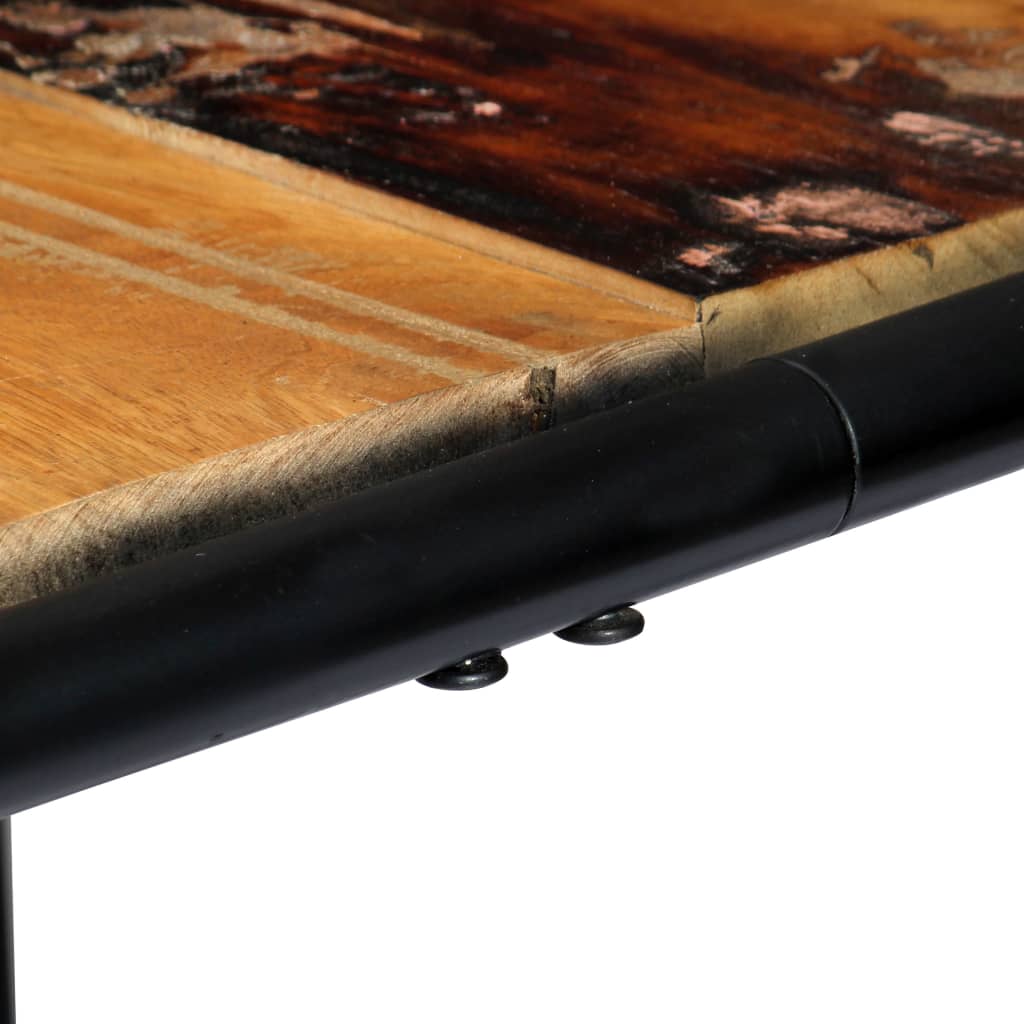 vidaXL Stół do jadalni, 180 x 90 x 76 cm, lite drewno z odzysku