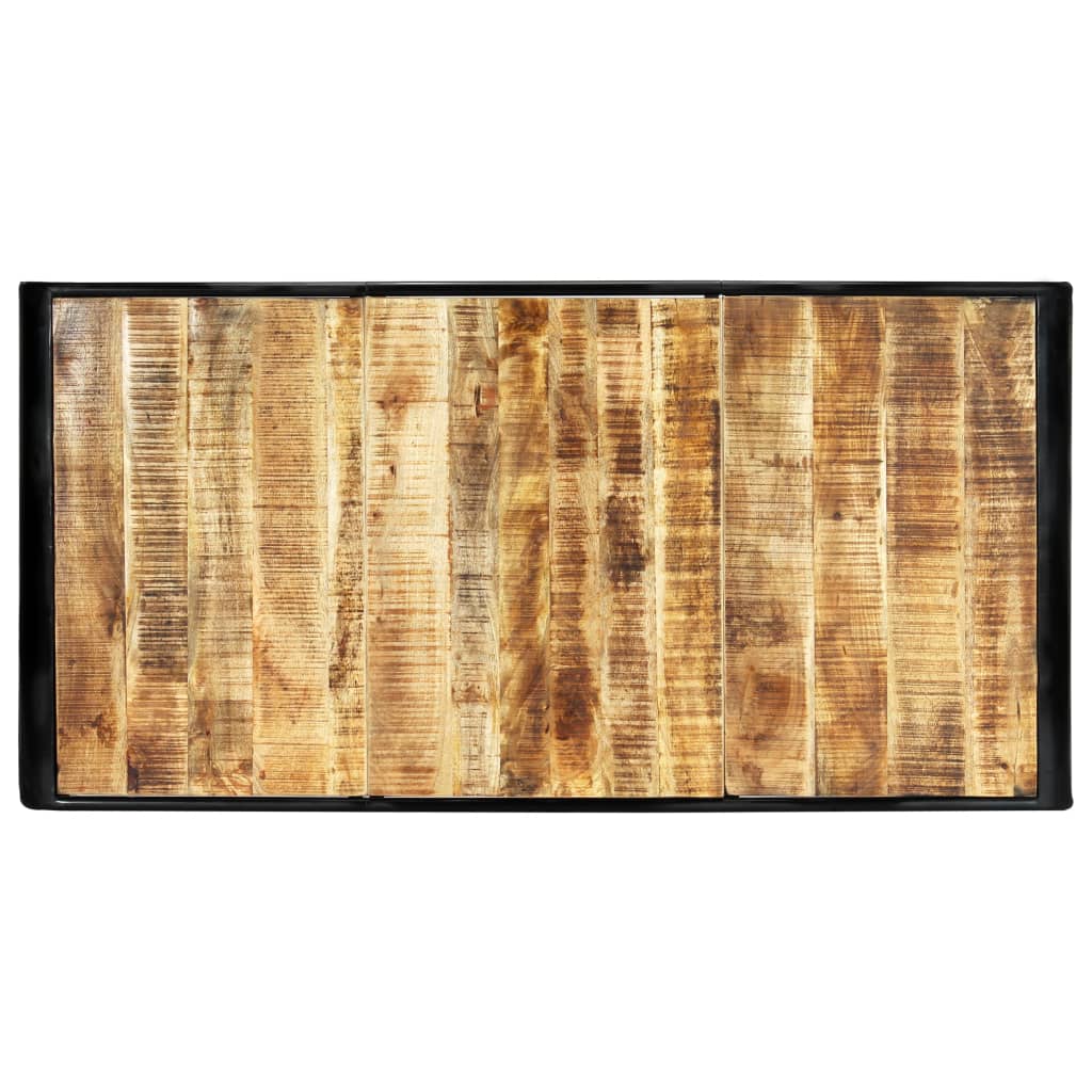 vidaXL Stół jadalniany, 180 x 90 x 76 cm, lite surowe drewno mango