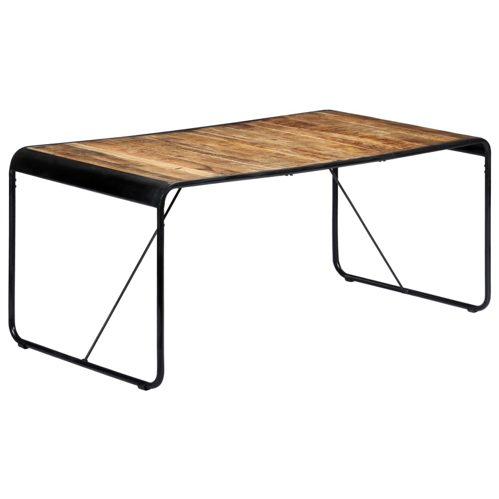 vidaXL Stół jadalniany, 180 x 90 x 76 cm, lite surowe drewno mango