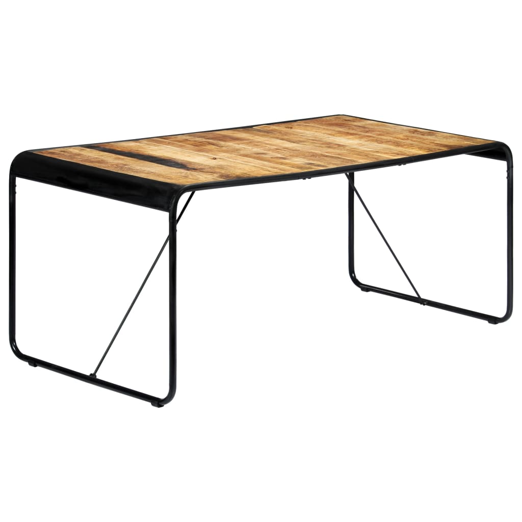 vidaXL Stół jadalniany, 180 x 90 x 76 cm, lite surowe drewno mango