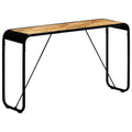 vidaXL Stolik konsola, 140x35x76 cm, lite surowe drewno mango