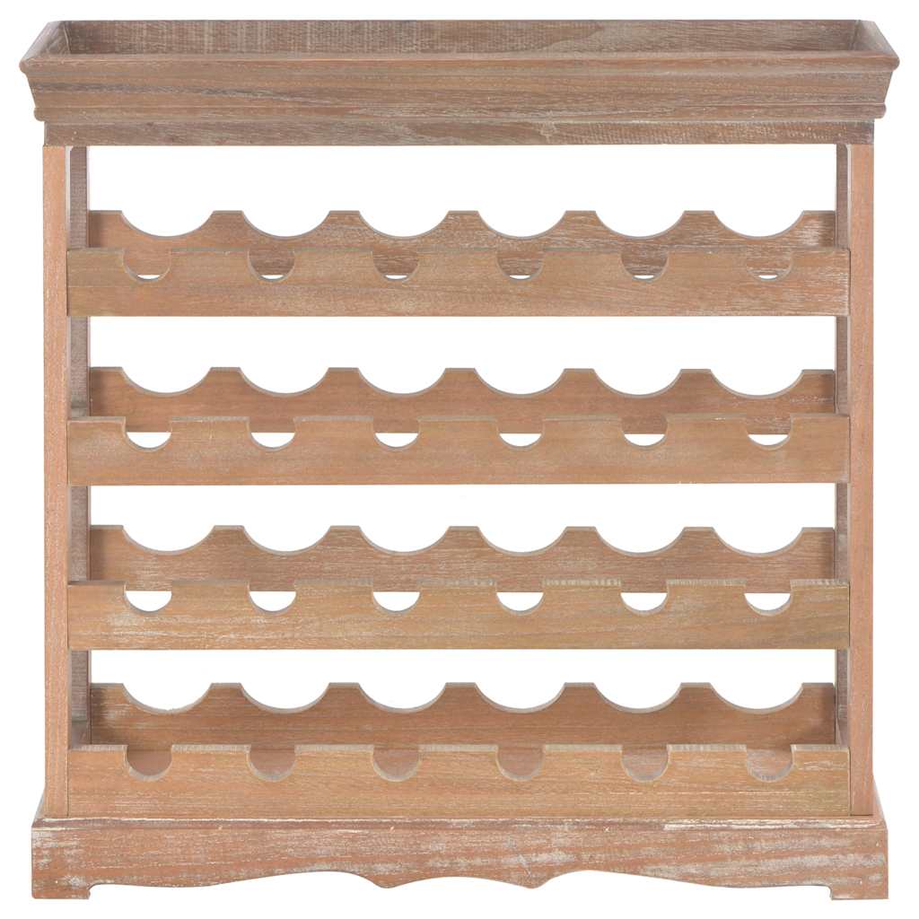 vidaXL Szafka na wino, brązowa, 70x22,5x70,5 cm, MDF