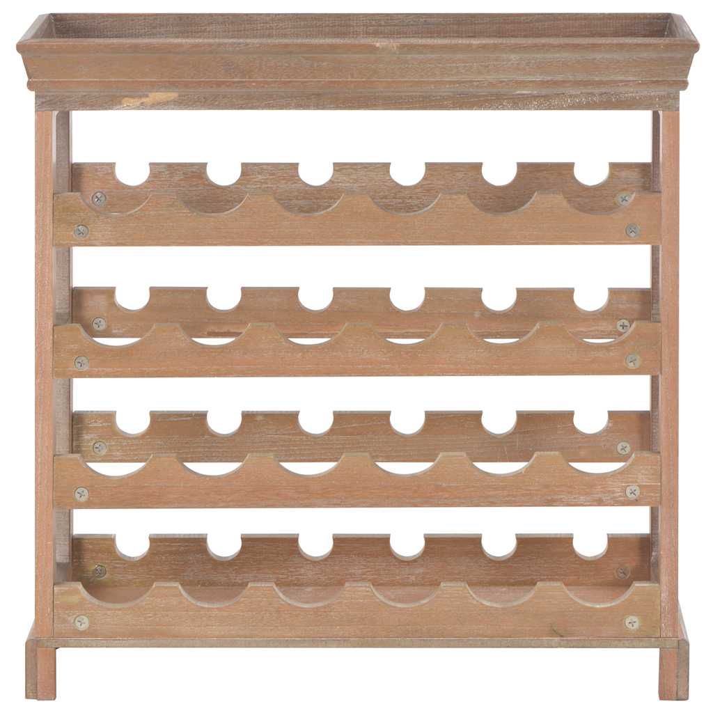 vidaXL Szafka na wino, brązowa, 70x22,5x70,5 cm, MDF