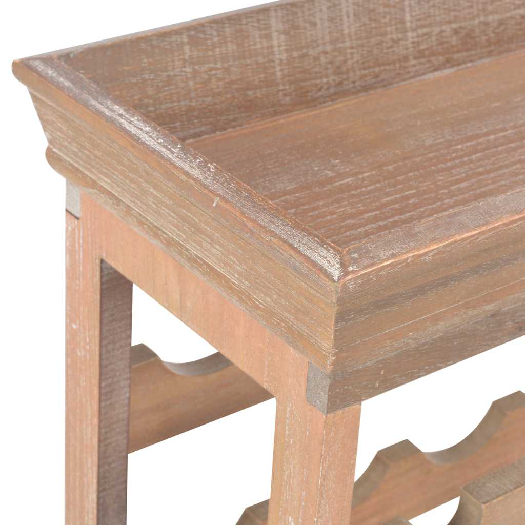 vidaXL Szafka na wino, brązowa, 70x22,5x70,5 cm, MDF