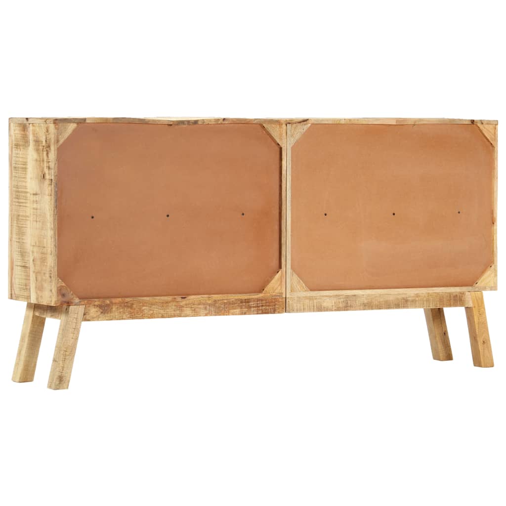 vidaXL Szafka, brązowo-czarna, 160x30x80 cm, lite surowe drewno mango
