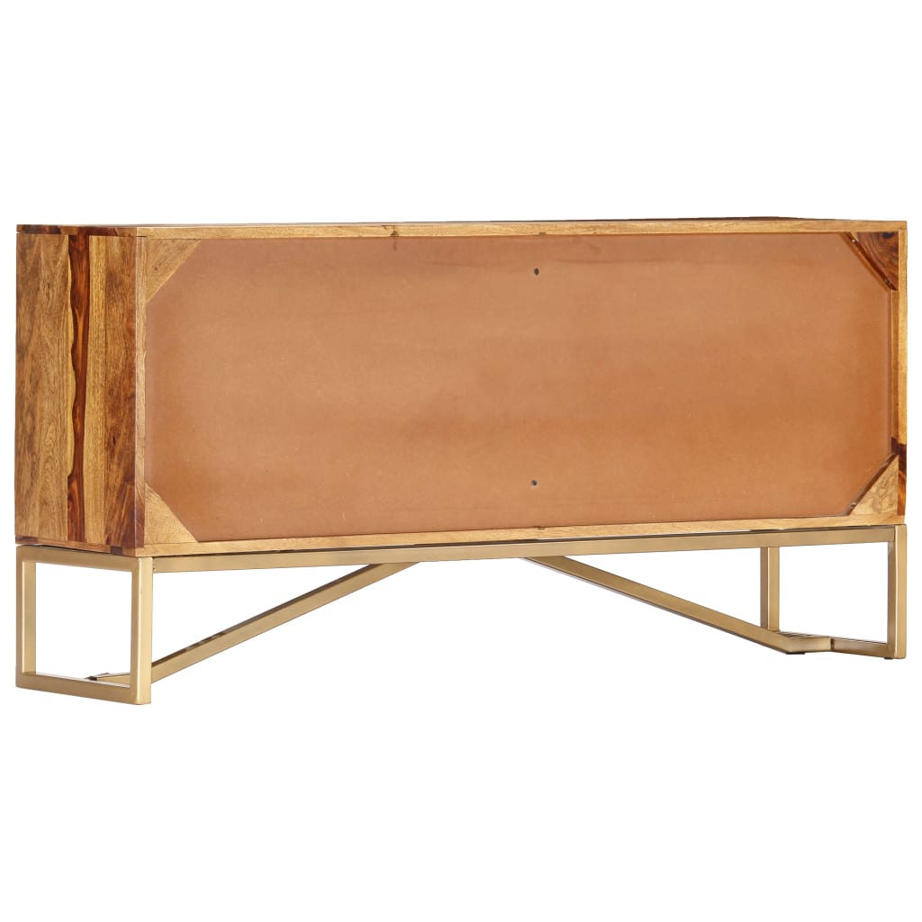 vidaXL Szafka, 118 x 30 x 60 cm, z litego drewna akacjowego