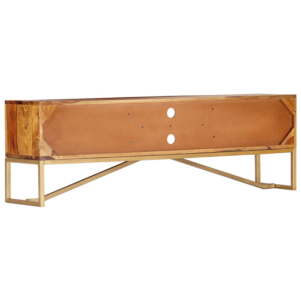 vidaXL Szafka pod TV, 140x30x45 cm, lite drewno akacjowe
