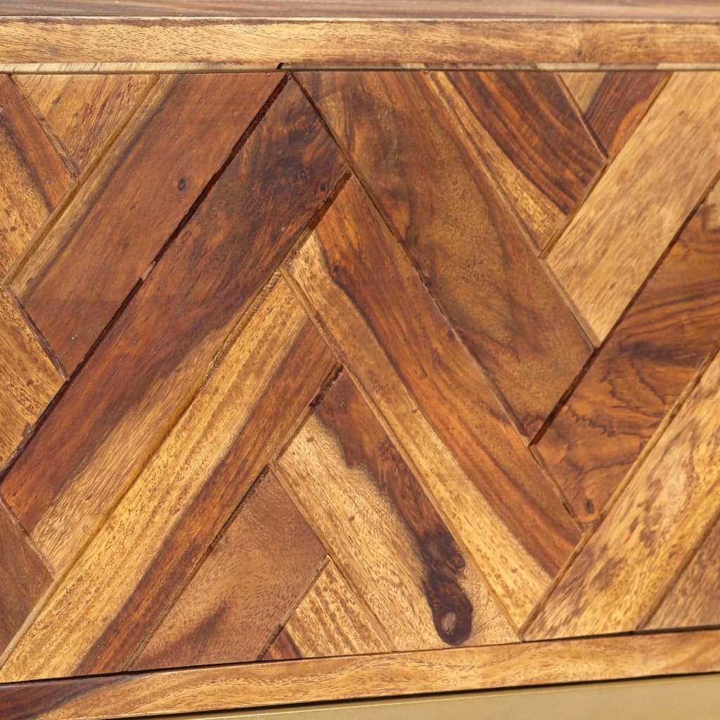 vidaXL Szafka pod TV, 140x30x45 cm, lite drewno akacjowe
