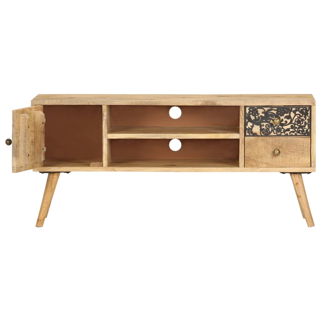 vidaXL Szafka pod TV, 100x30x45 cm, lite drewno mango