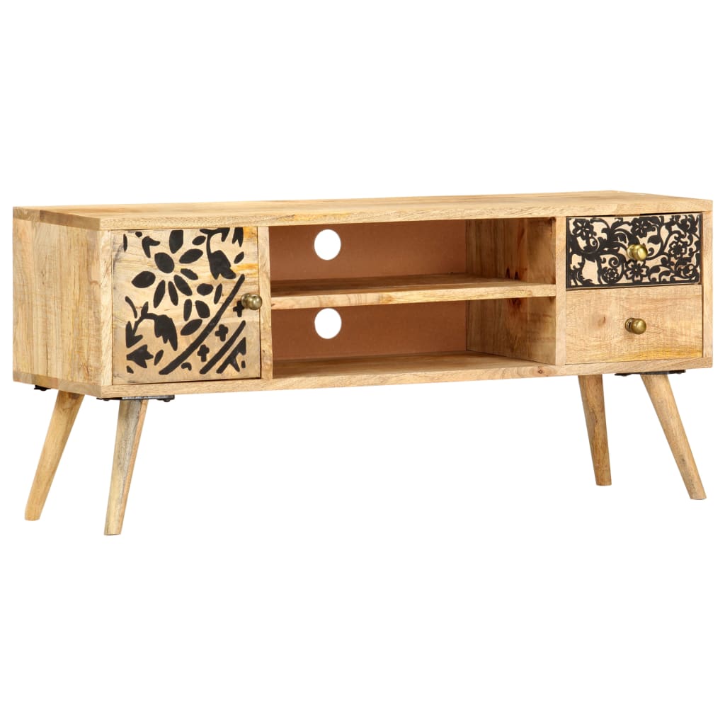 vidaXL Szafka pod TV, 100x30x45 cm, lite drewno mango