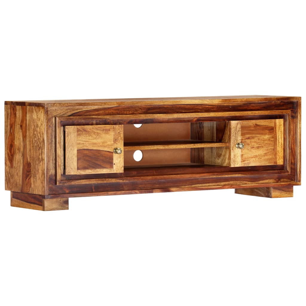 vidaXL Szafka pod TV, 118x30x40 cm, lite drewno akacjowe