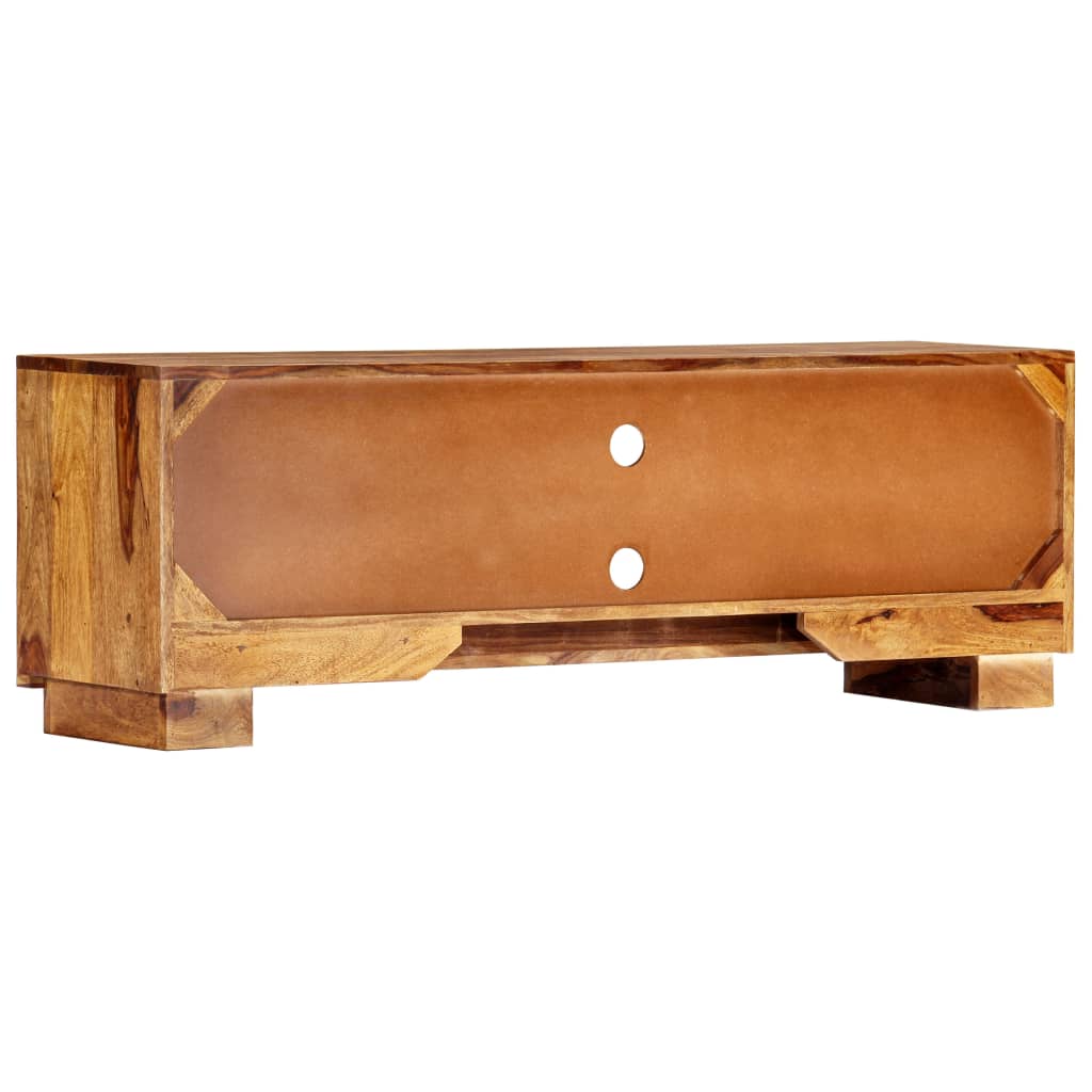 vidaXL Szafka pod TV, 118x30x40 cm, lite drewno akacjowe