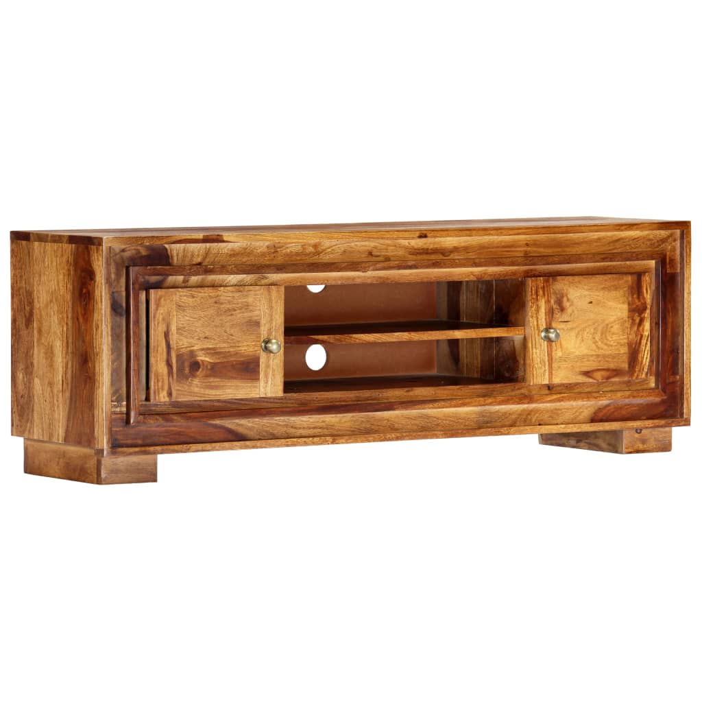 vidaXL Szafka pod TV, 118x30x40 cm, lite drewno akacjowe