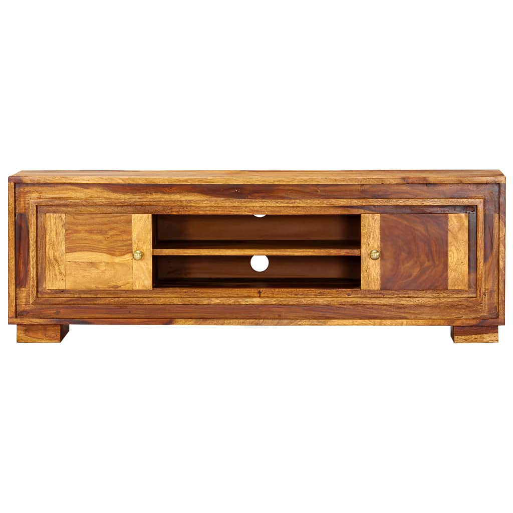 vidaXL Szafka pod TV, 118x30x40 cm, lite drewno akacjowe