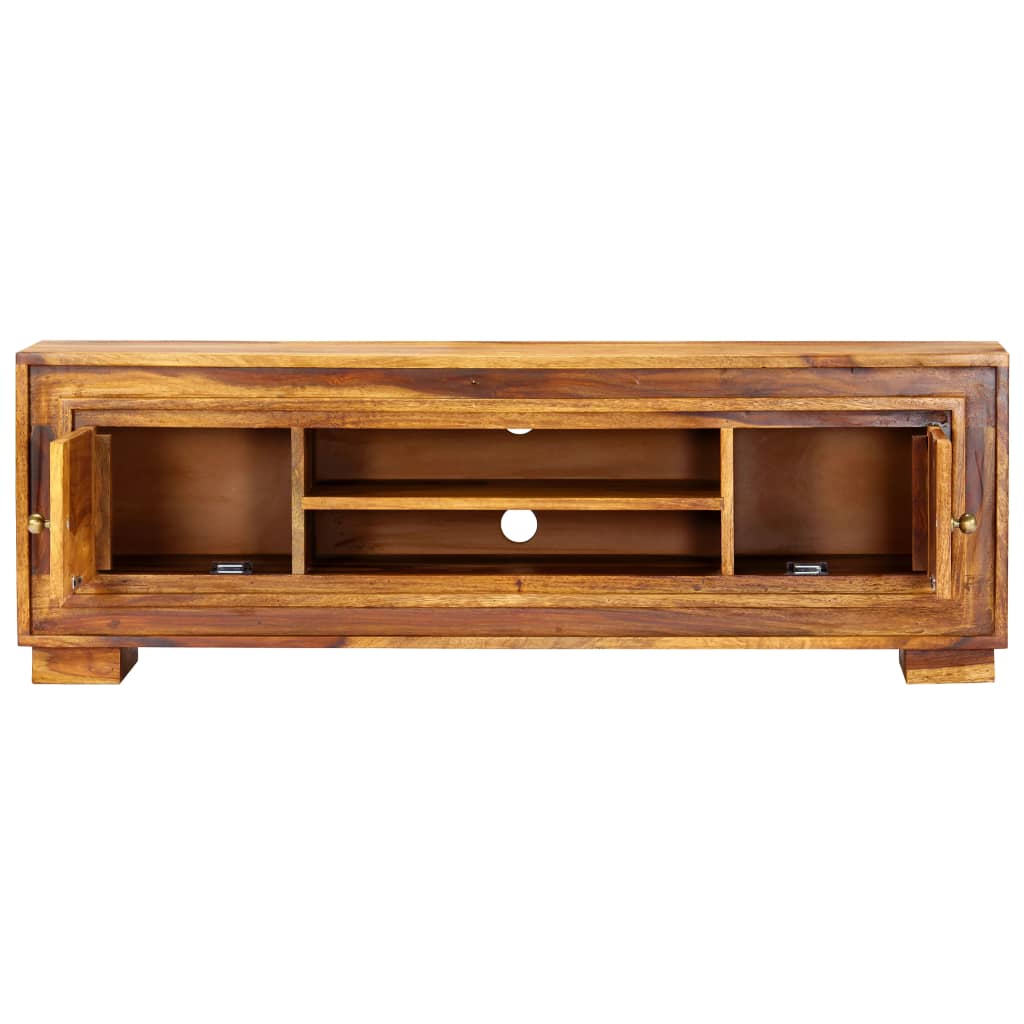 vidaXL Szafka pod TV, 118x30x40 cm, lite drewno akacjowe