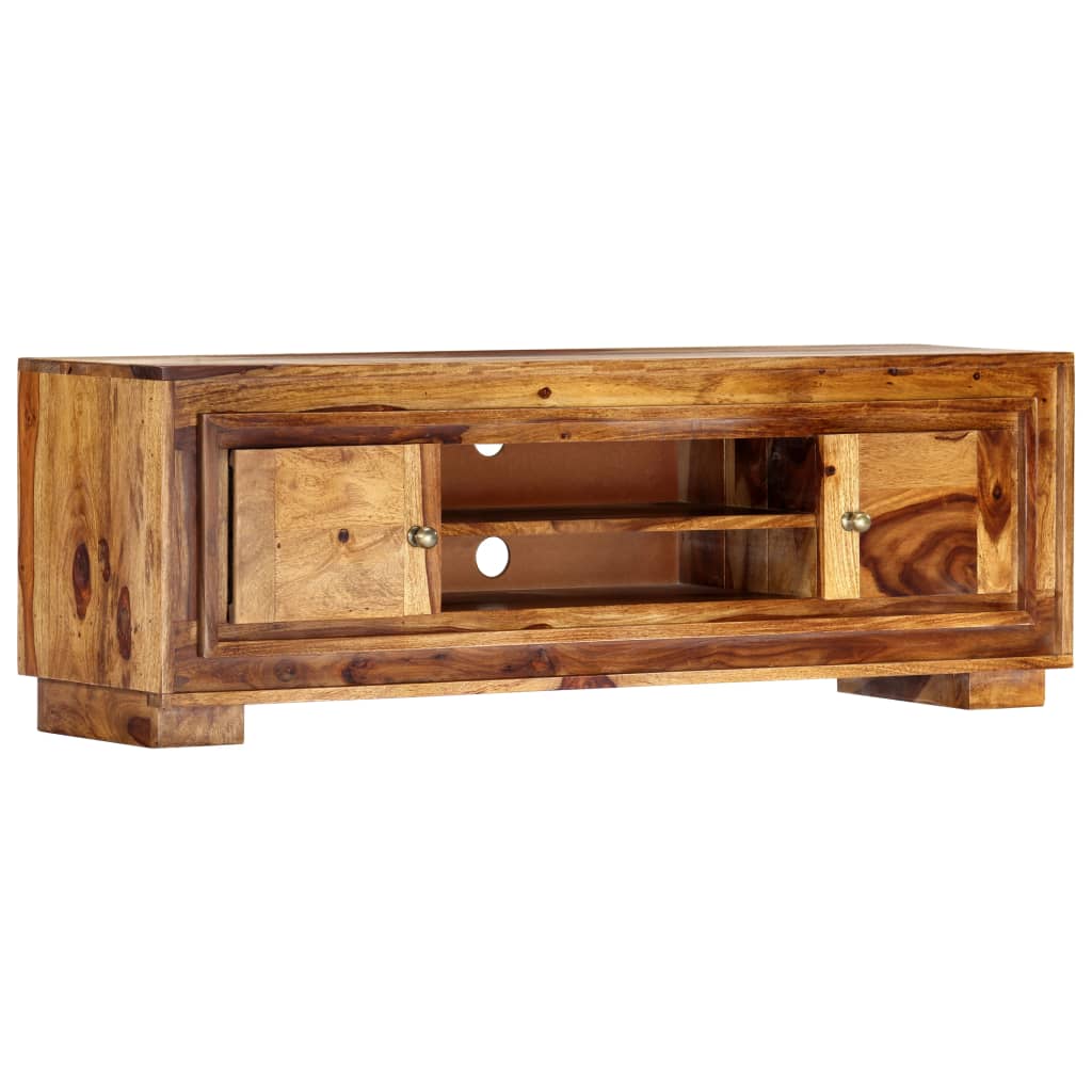 vidaXL Szafka pod TV, 118x30x40 cm, lite drewno akacjowe