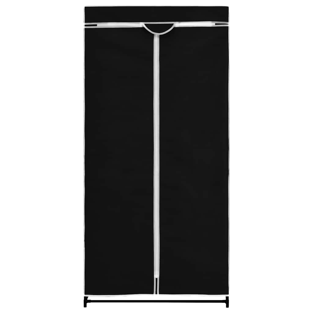 vidaXL Szafy, 2 szt., czarne, 75x50x160 cm
