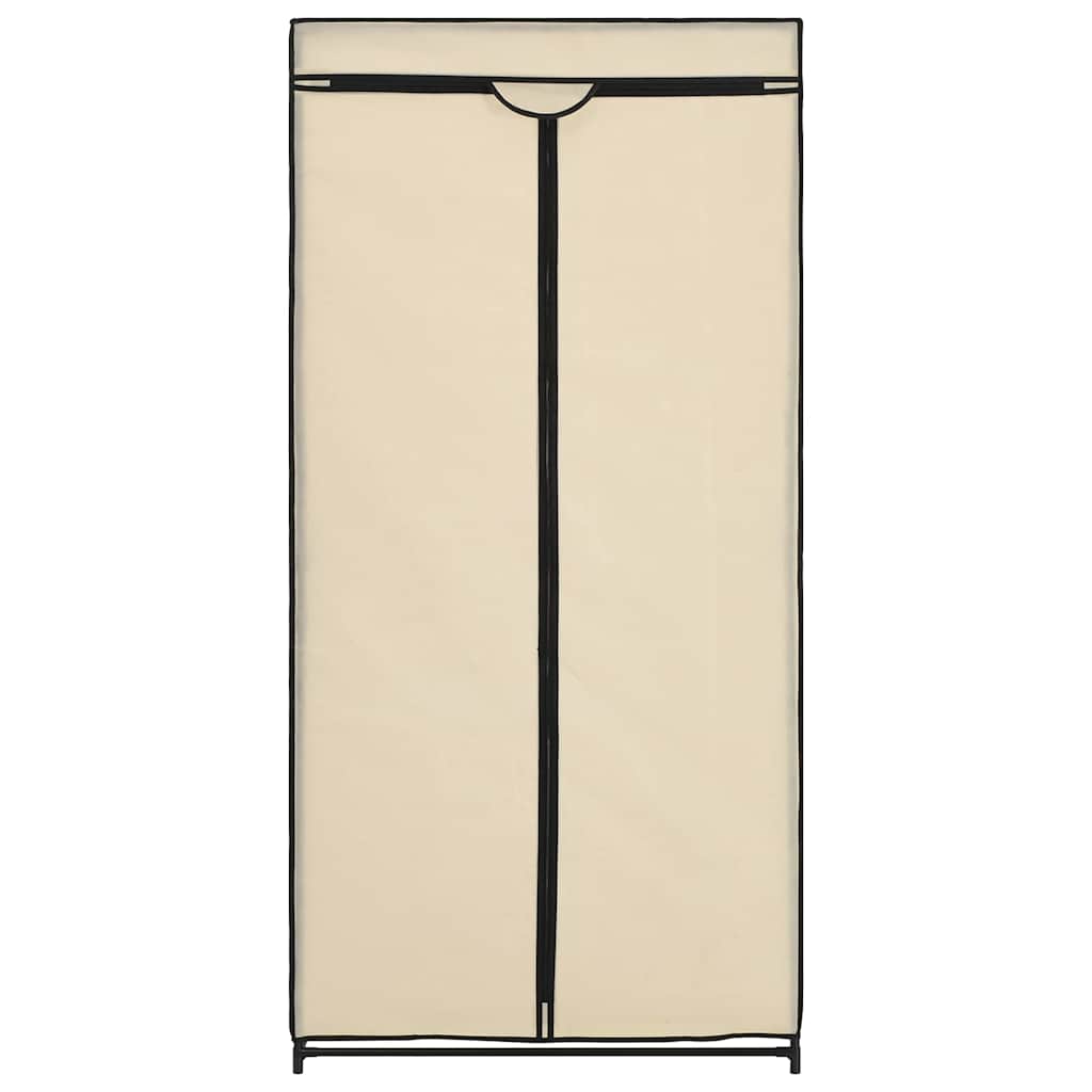 vidaXL Szafy, 2 szt., kremowe, 75x50x160 cm