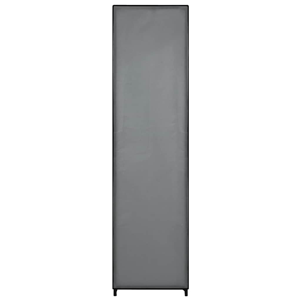 vidaXL Szafa z 4 przegrodami, szara, 175 x 45 x 170 cm