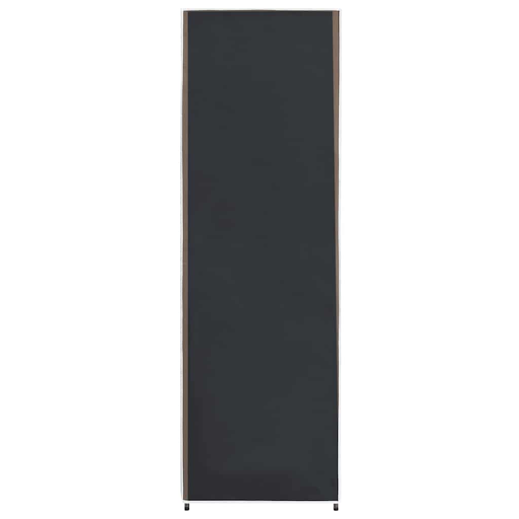vidaXL Szafa, czarna, 87 x 49 x 159 cm, materiałowa